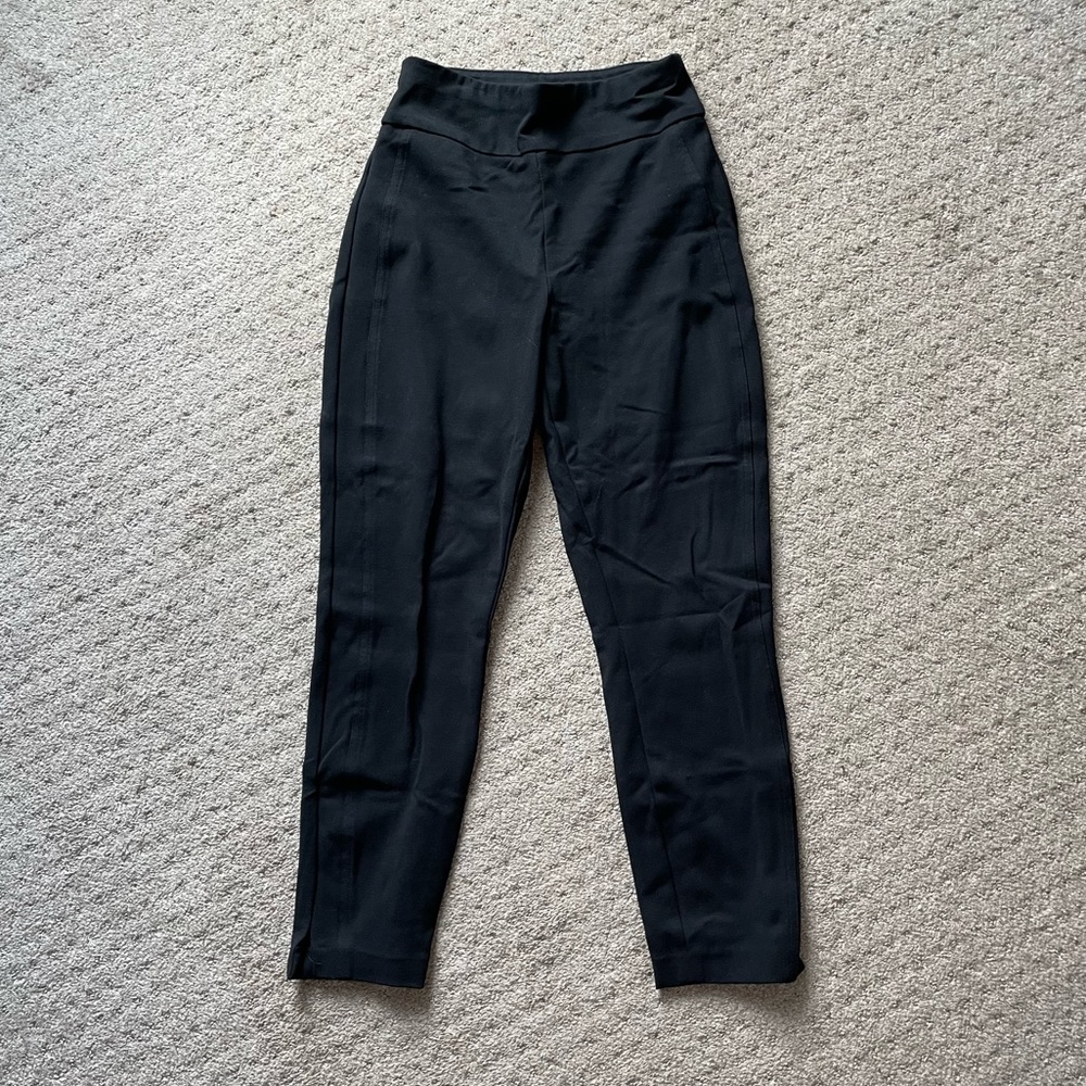 Express curvy fit column ankle pant legging XS black